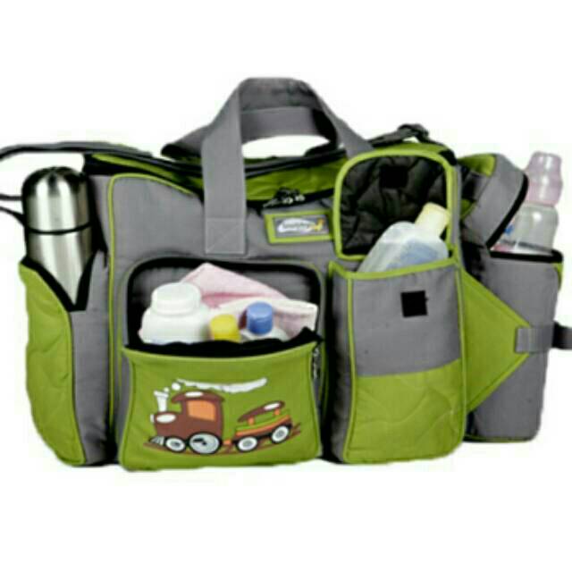 Tas Bayi Besar Snobby Double Saku / Tas Bayi / Tas Bayi Besar