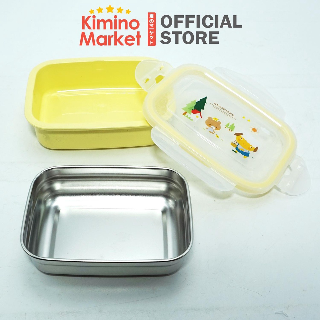 Lunch Box Stainless Set Kotak Makan Siang Tutup Rapat Aneka Warna