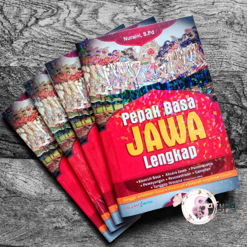 Jual Buku Pepak Basa Jawa Aksara Jawa Pewayangan Kawruh Basa Shopee