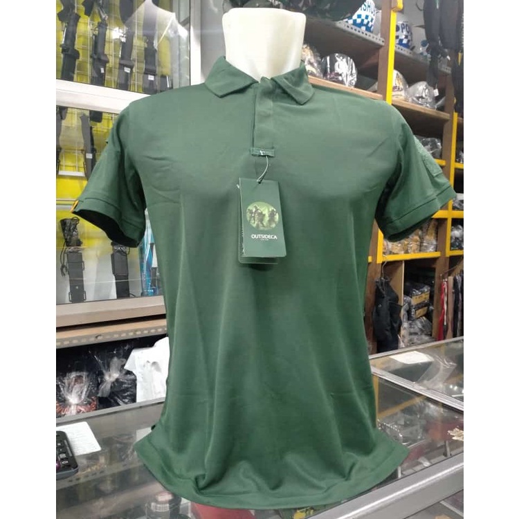 Kaos Kerah Tactical Import Hijau