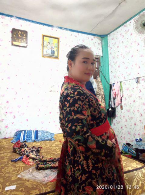 Sarimbit Family Batik Couple Keluarga Seragam Anak Dress Kd Gentong Hitam Grosir Batik Solo