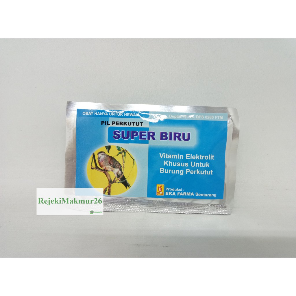 Pil Perkutut Super Biru