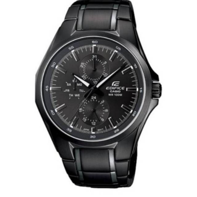Jam Tangan Pria Casio Edifice 100M Analog Sport Watch EF-339BK-1A1V