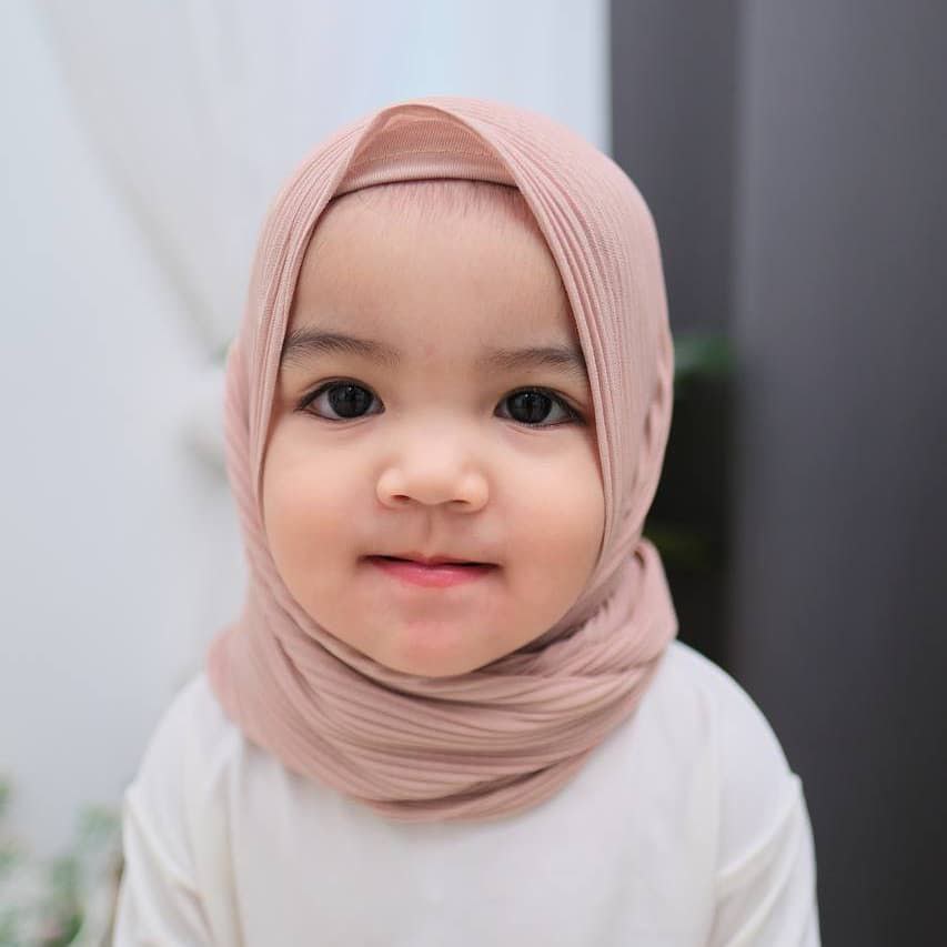 pashmina plisket Ceruty Full lidi anak Diamond Pleated Shawl Anak Muslimah