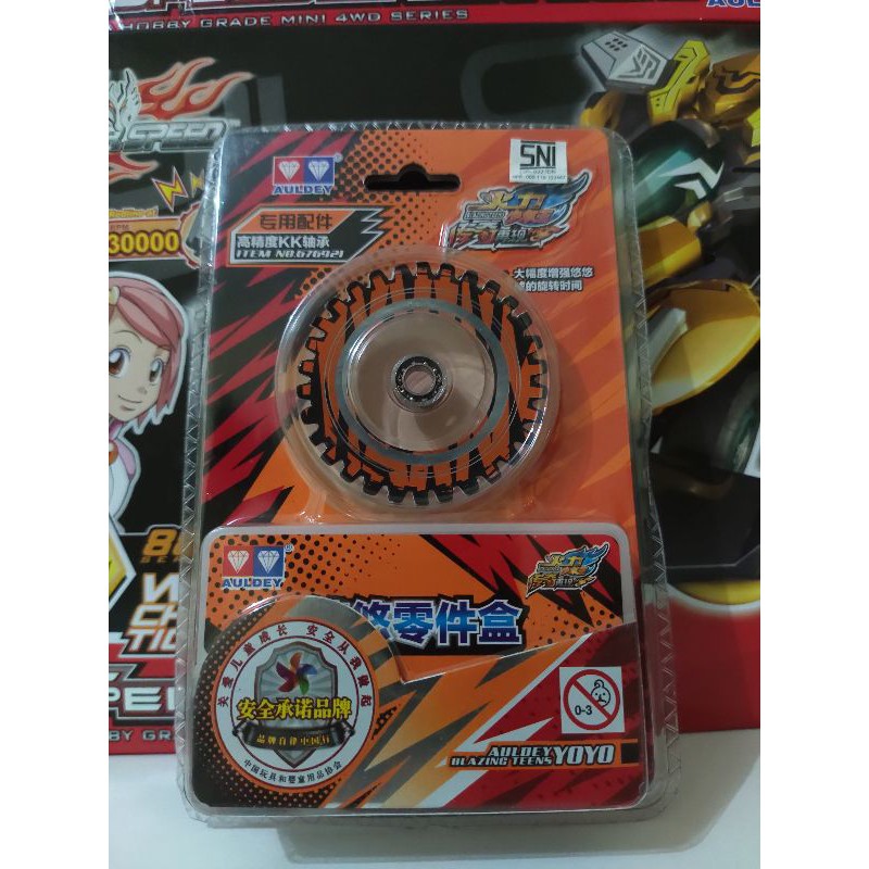KK Bearing 10 cuts yoyo auldey blazing teens + bonus