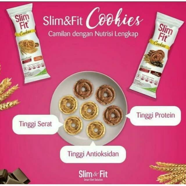 

Tr20Re Slim & Fit Cookies - Chocolate & Cinnamon - Cemilan Rendah Kalori Diet - Cinamon Ht51G