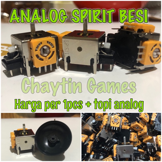 ANALOG SPIRIT BESI PS2 / TOMBOL ANALOG BESI SPIRIT PS2