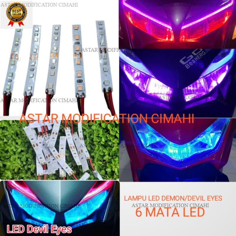 LAMPU LED DEMON EYES DEVIL EYES MOTOR LED