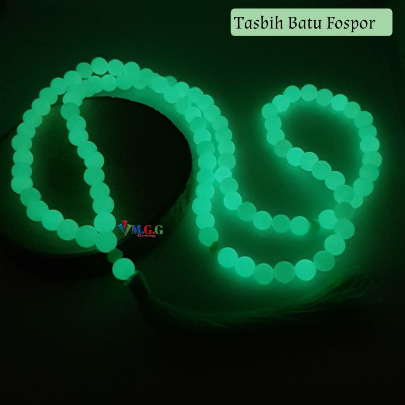 TASBIH BATU POSFOR ASLI MENYALA DALAM GELAP