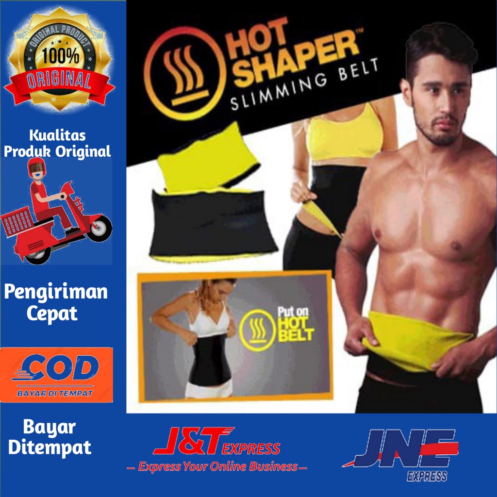 [BISA COD] KORSET WAIST HOT SHAPERS KORSET OLAHRAGA &amp; PEMBAKAR LEMAK