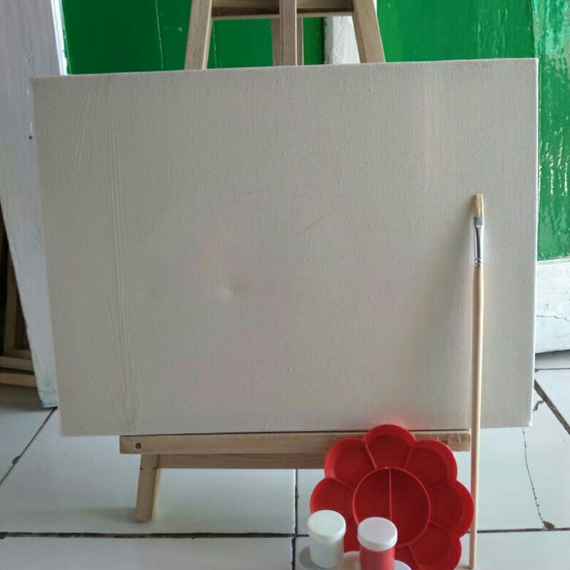 

1 set alat melukis kanvas lukis anak 30 x 40 cm 30x40cm canvas lukis anak