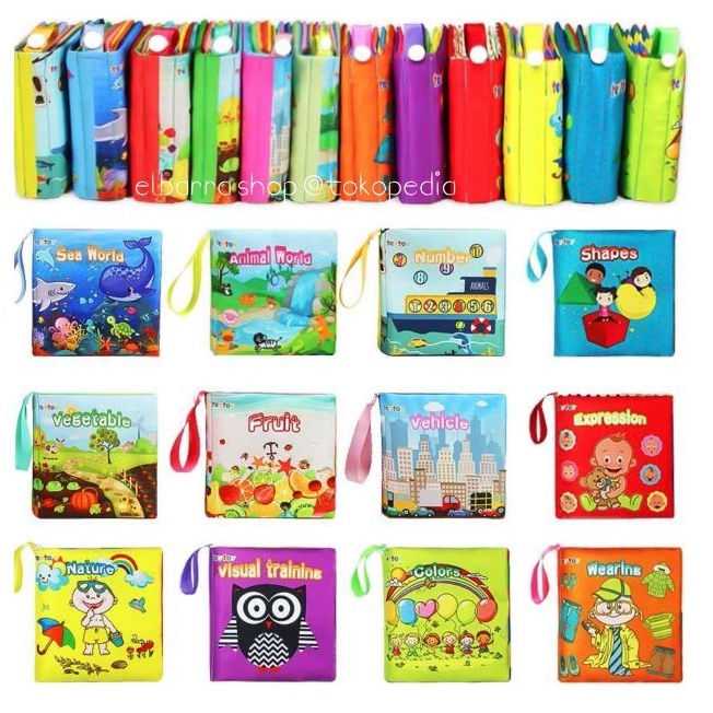 Mainan Sensory Edukasi Anak Buku Kain Bayi Soft Cloth Book Baby Rattle Softbook Teytoy Montessori Toys Buku Bantal Hitam Putih Kerincingan Newborn Warna Kontras Black White Soft Book High Contras Book Buku Kain Kontras Bayi Newborn Lembut