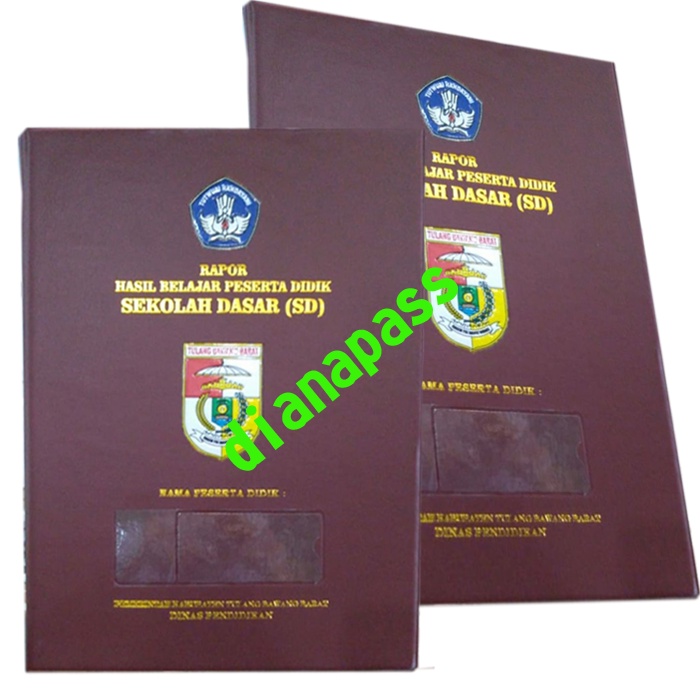 

Sampul Raport SD K13 - 2 logo berwarna - isi 20 Kantong