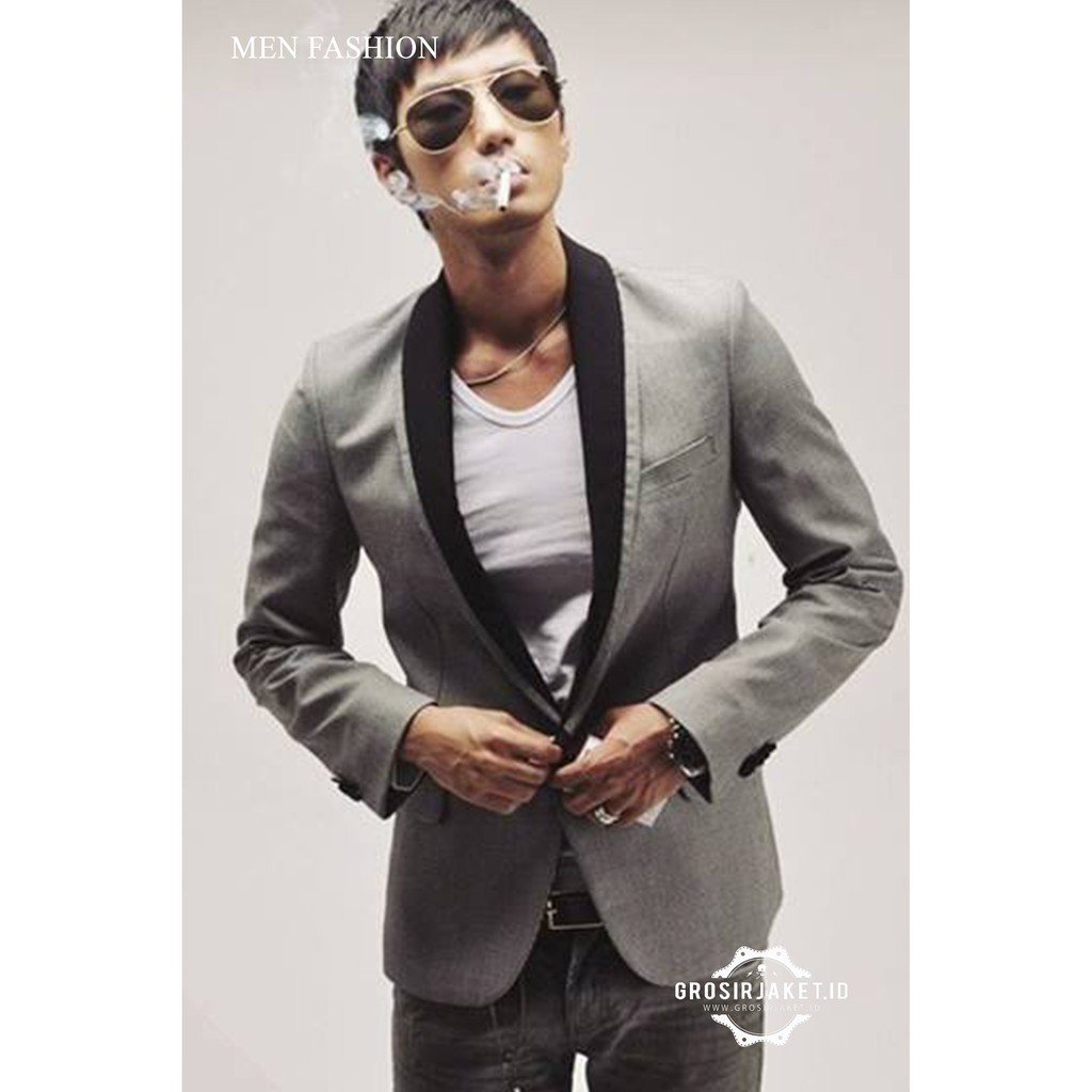 Jas blazer cowok, blazer formal casual,blazer kerja kantor,blazer santai