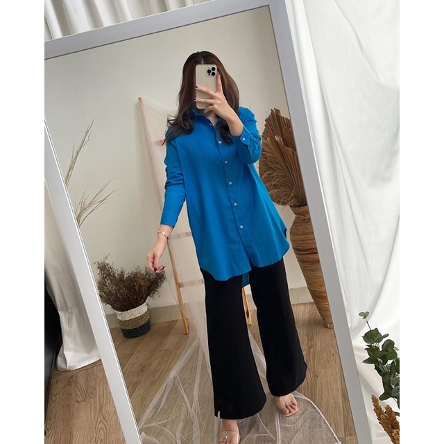 Cundo Longshirt-Lakeblue