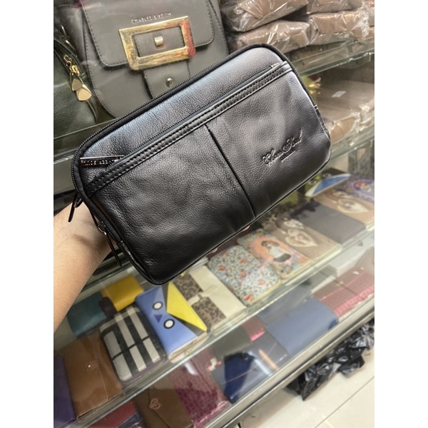 Hand bag kulit Tas Tangan Pria - Wanita Clutch Kulit Asli 2267