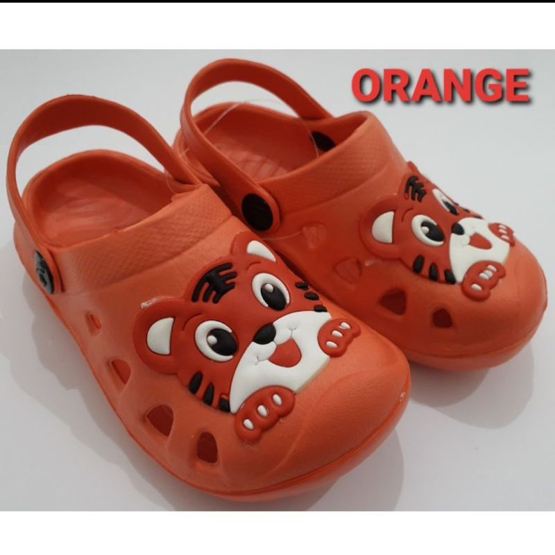 DX-008E Sandal Baim Anak Balita Laki Laki Motif Tiger Harimau Merek Dulux Ukuran 21-26