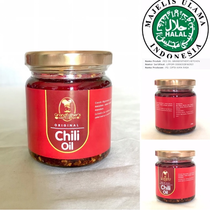

Sambal Minyak Cabai Halal Chinese Chilli Oil Grandfather's Kitchen