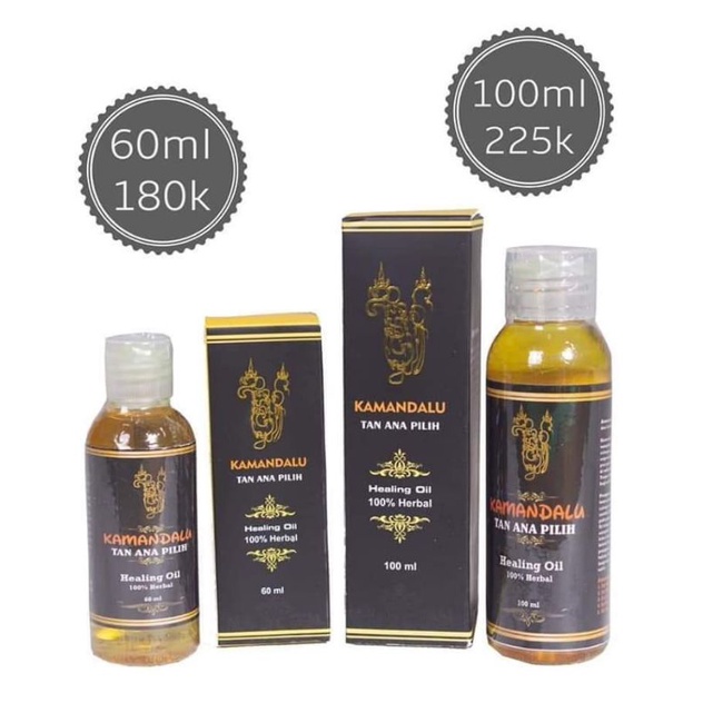 Minyak urut Kamandalu healing oil 60ml &amp; 100ml