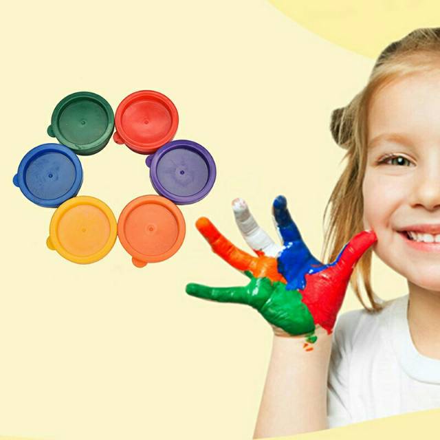 

HJK Mainan Anak Cat Lukis : Washable Finger Paint Isi 6 x 30ml