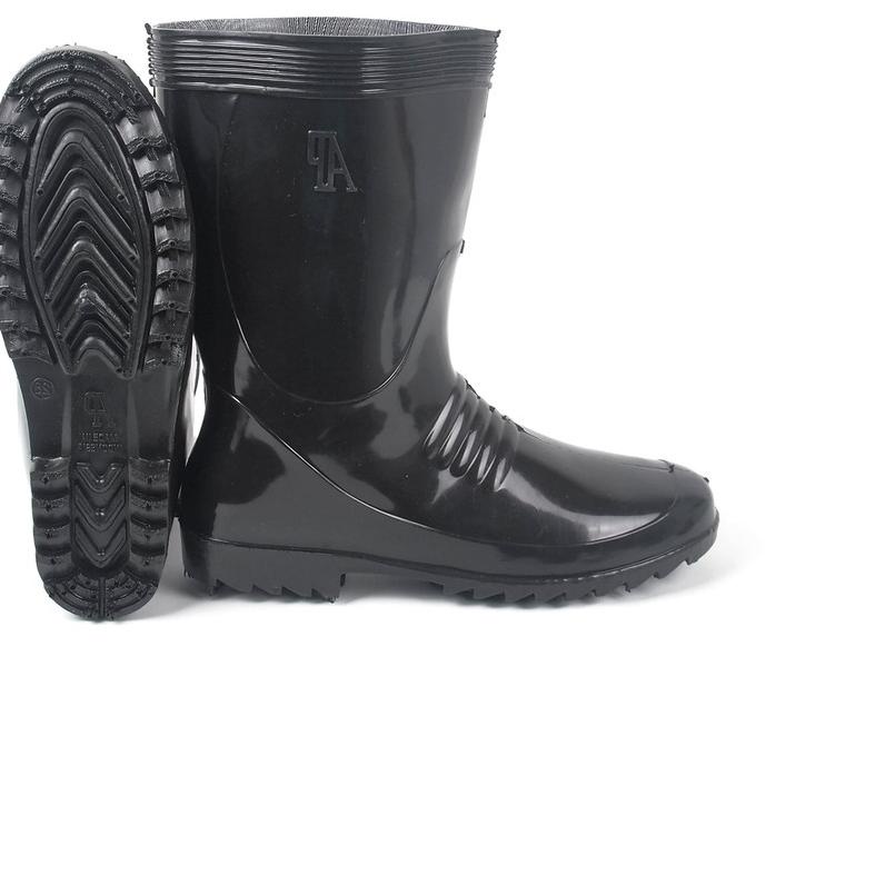 ✻ AP Boots AP 1 Hitam - Sepatu Boots PVC ♣