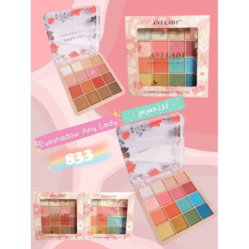 PROMO!!!EYESHADOW  MAKE UP PALETTE ANYLADY 833/710C