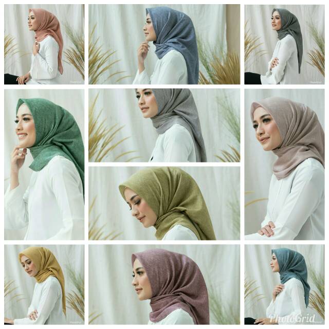 HIJAB VOAL TWO TONE by Heaven Lights