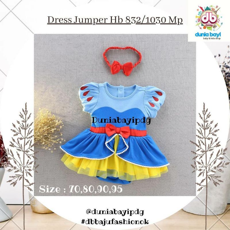 Dress Jumper Hb 832/1030 Mp(J832MP) / Dress bayi princess