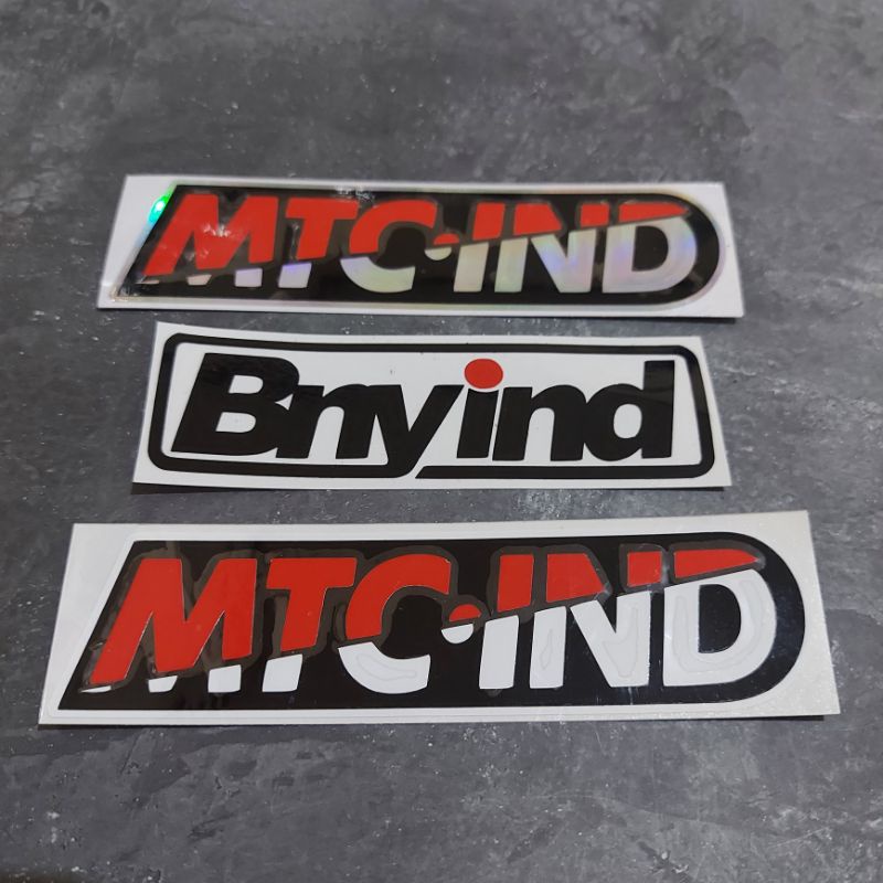 STICKER MTC.IND MATIC INDONESIA CUTTING