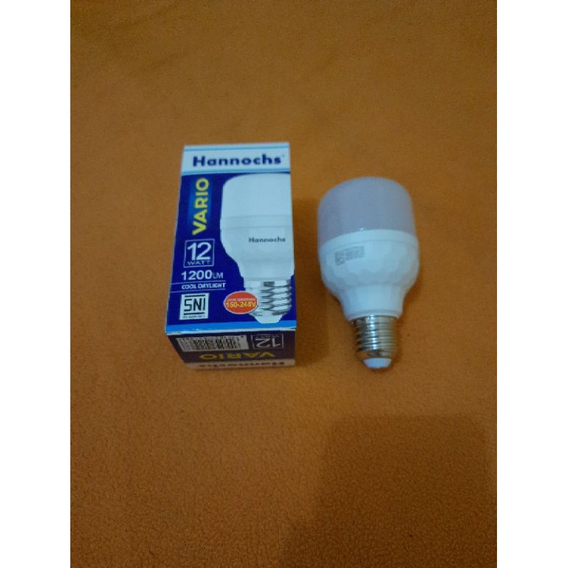 lampu led 12 watt HANNOCHS bohlam LED 12 watt HANNOCHS VARIO lampu SNI