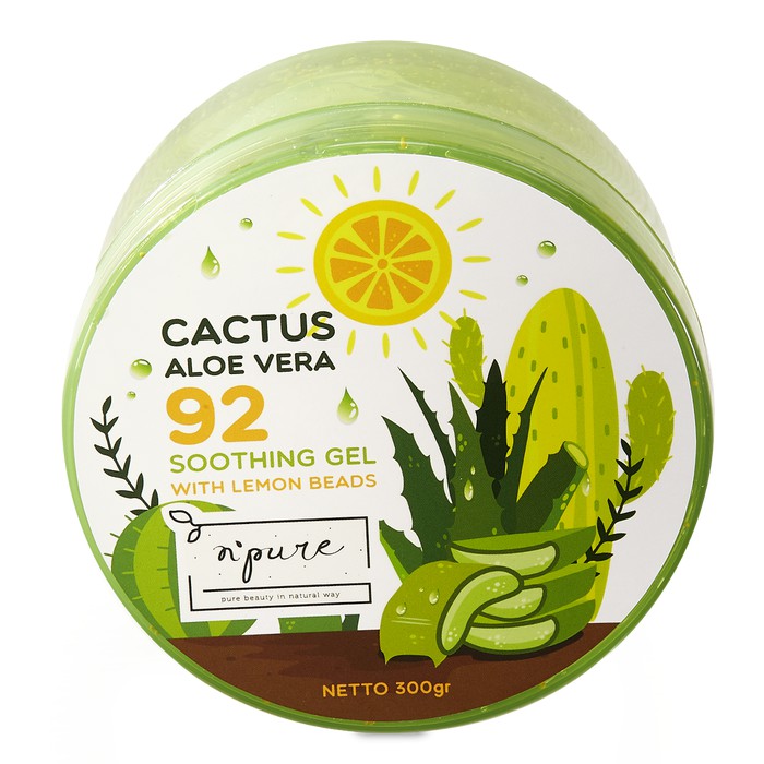 NPURE Cactus Aloe Vera Soothing Gel 300 ml