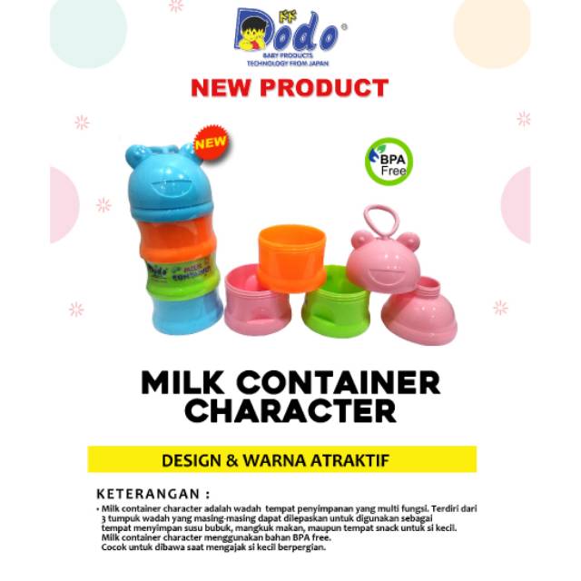 Dodo milk container character