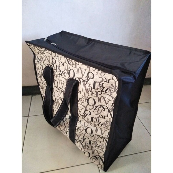 Tas Laundry Karung Belanja TEBAL terpal Anti air tas pasar