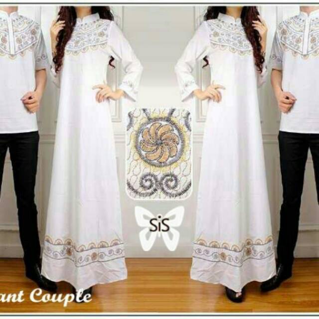 BAJU MUSLIM COUPLE AMANDA SERAGAM PESTA HIJAB KELUARGA