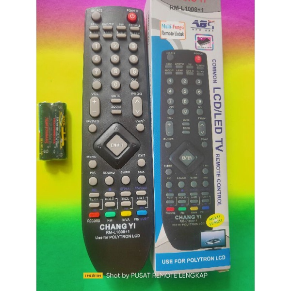 Remote TV LED LCD Polytron multi langsung pakai