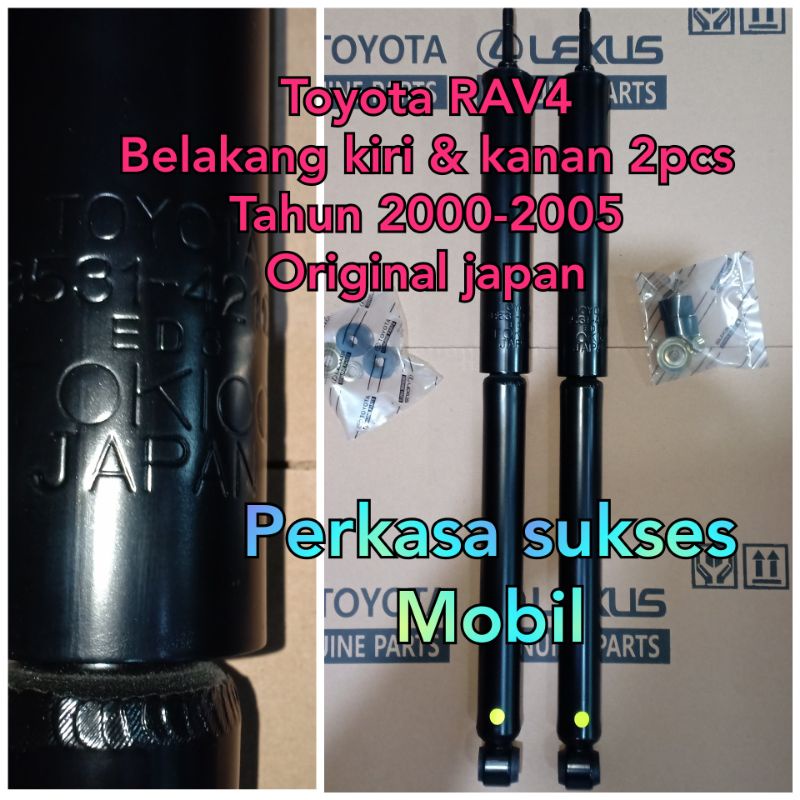 shockbreaker shock absorber toyota RAV4 rav4 Rav4 belakang 1set tahun 2000-2005