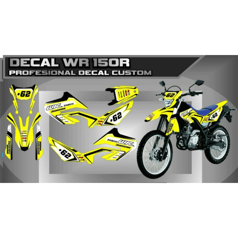 DECAL WR155R FULL BLOK DECAL WR155R FULLBODY DECAL WR155R FULL WRAP