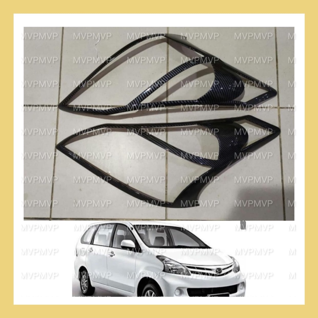Garnish Depan All New Avanza Xenia Veloz 2012 2015 2018 Carbon