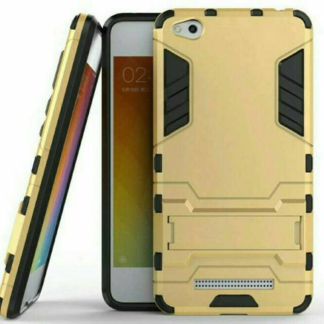 XIAOMI REDMI 4A CASE RUGGED ARMOR ROBOT + TEMPERED GLASS