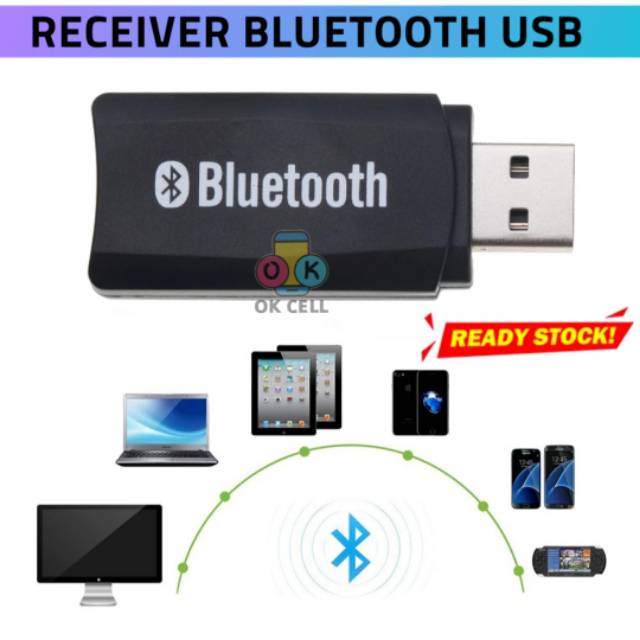 Receiver Bluetooth USB Car Adapter Mobil Audio Musik Player Stereo Aux Sambungan Bluetoot Original