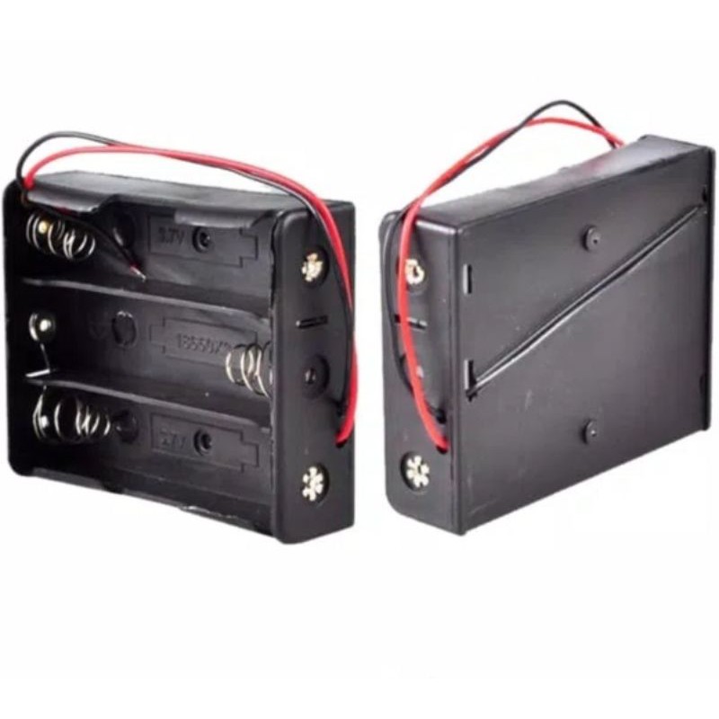 Holder Baterai 3x 18650 Case Battery Kotak Baterai