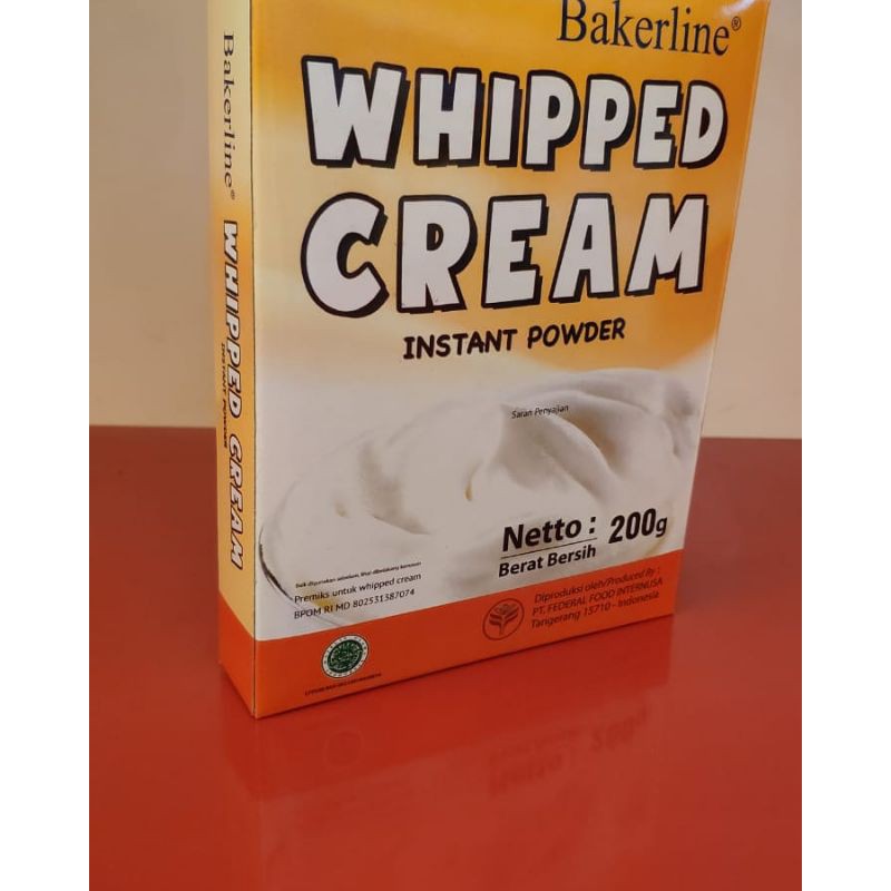 

Bakerline Whipped Cream - 200gr