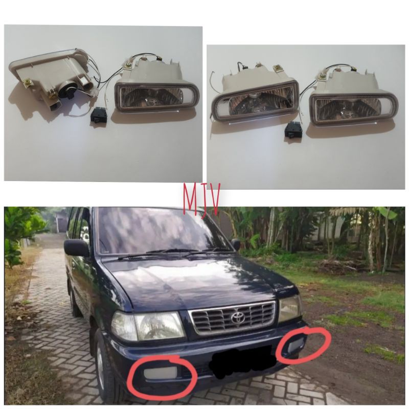 FOG LAMP LAMPU KABUT KIJANG KAPSUL 2000 SET 2 PCS
