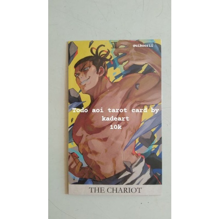JUJUTSU KAISEN (JJK) TAROT CARD BY KADEART