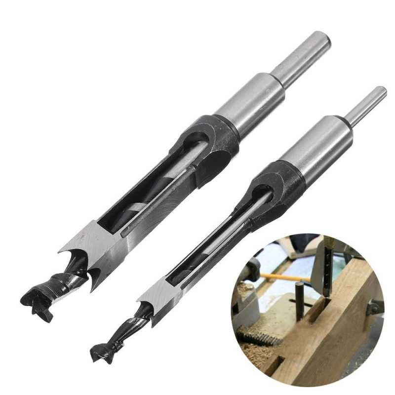 (BISA COD) RVOSTR JUSTINLAU Mata Bor Putar Pahat Mortising Bobok Kayu HSS 16mm - FKDB16