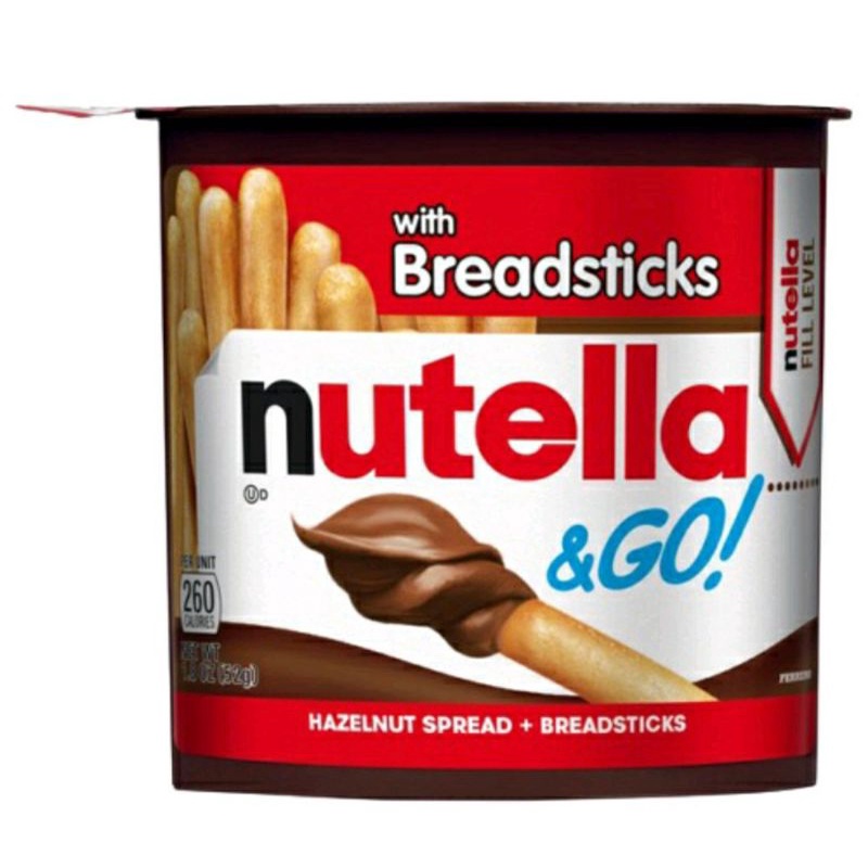 

Nutella & Go Breadsticks & Pretzel Sticks 52 grams