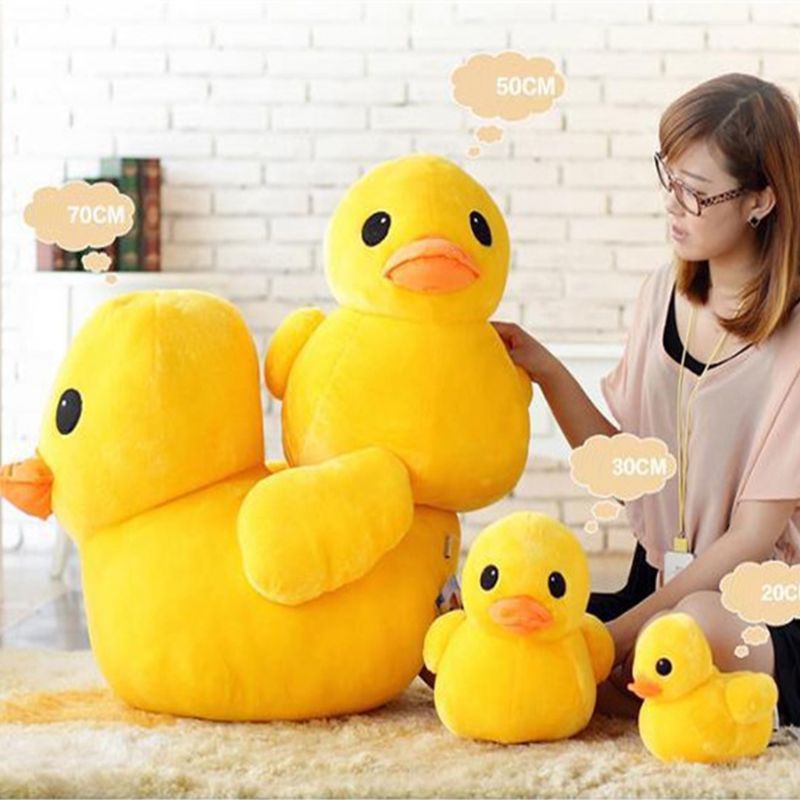 Mary Boneka Bebek Kuning Bahan Plush Untuk Dekorasi Sofa / Hadiah Ulang Tahun Anak