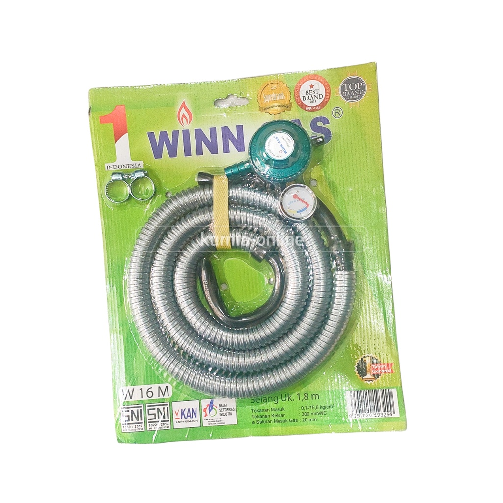 Selang gas dan regulator WINN GAS