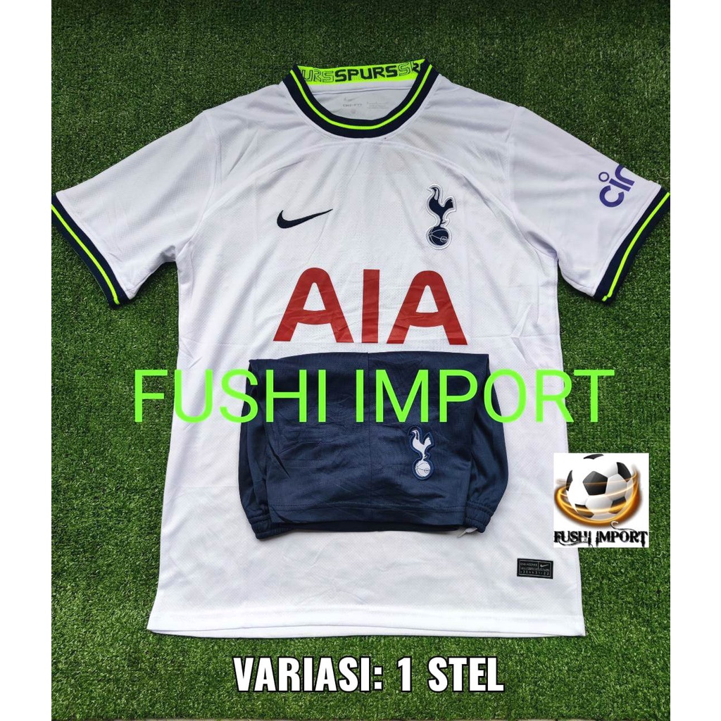 Setelan Jersey Baju Bola Spurss Home 2022 2023 ( Fullset Satu Set ) Grade Ori