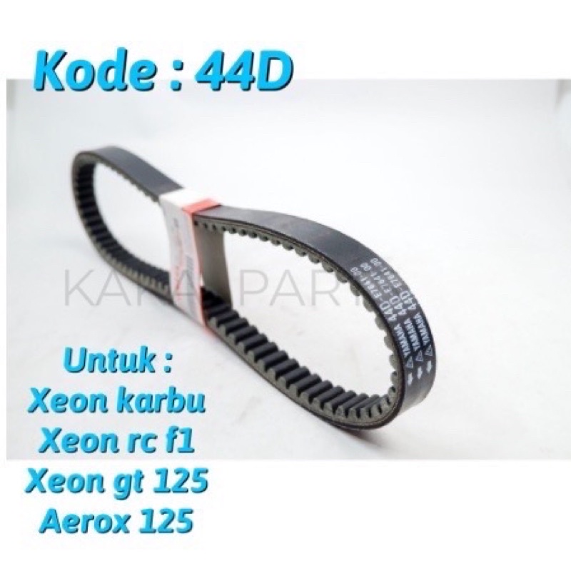 vanbelt xeon karbu / vanbelt xeon / vanbelt xeon gt 125 / vanbelt xeon rc / v belt xeon / v belt xeon rc / v belt xeon gt 125 / KODE 44D